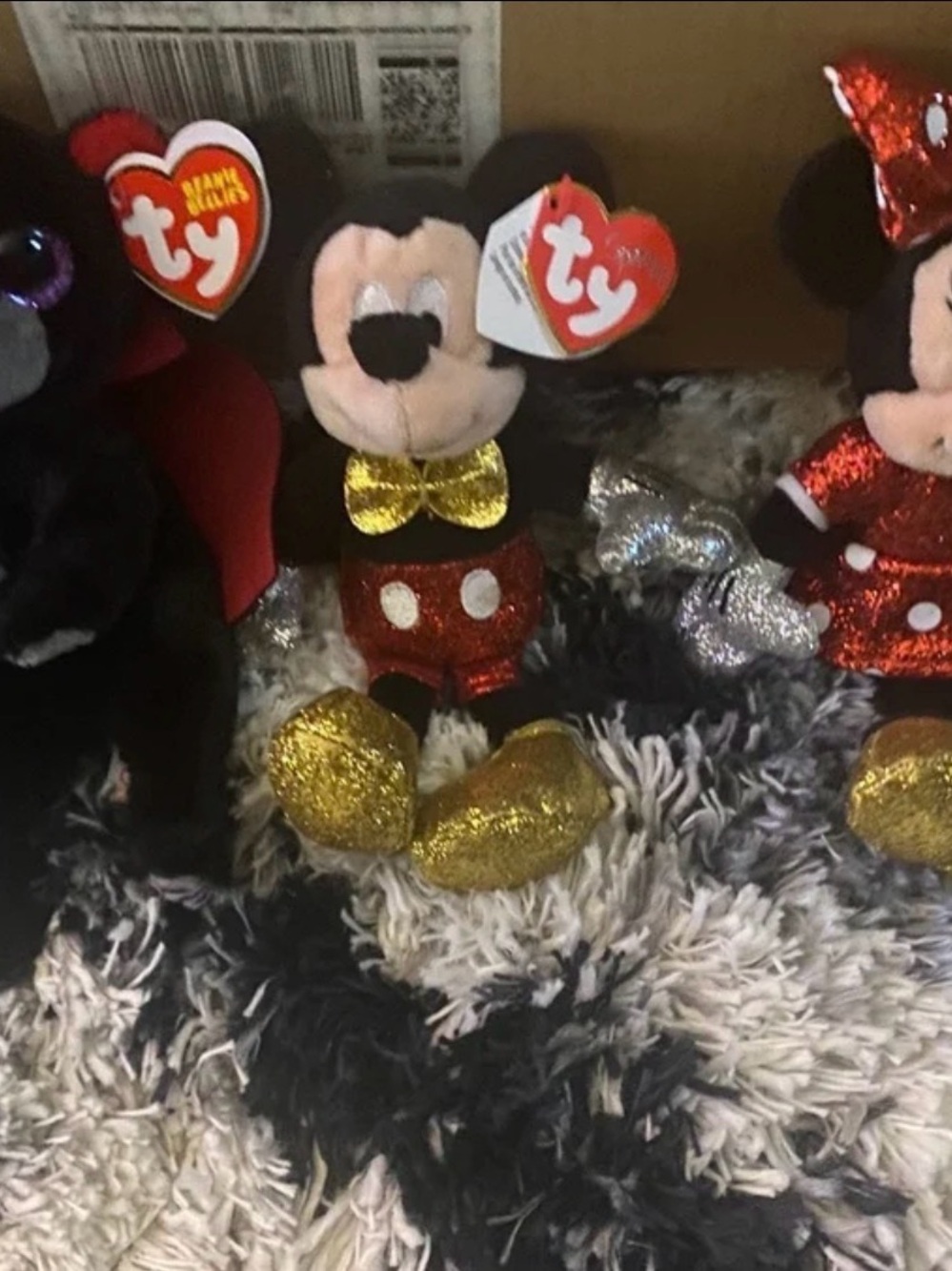 Disney Mickey Mouse teddy Vampire bear Ty Beanie Babie x3 NEW Games Toys Plushie